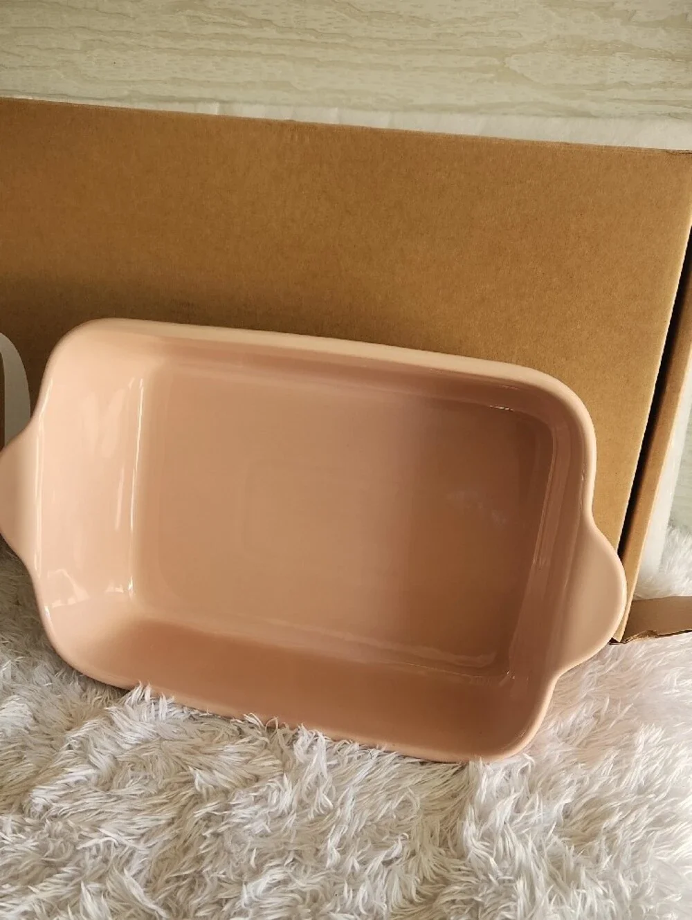 Our Place Glazed Ceramic Large Baker with Handles, New